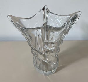 Daum Nancy - Kristallen facet geslepen vierkante vaas kopen? Bied vanaf 55!