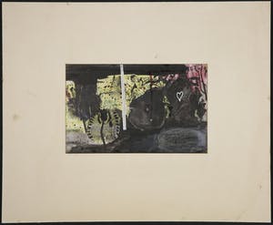 Cor Beurskens - Gemengde techniek op papier, Zonder titel kopen? Bied vanaf 1!