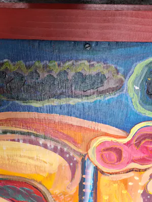 Phadi Mubda Alatalla - Only four: groot schilderij 87 x 128 kopen? Bied vanaf 50!