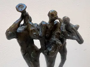 Bernadette Leijdekkers - Bronzen sculptuur | 'De muzikanten' kopen? Bied vanaf 150!