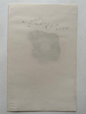 Otto Egberts - Handbetekende litho met persoonlijke boodschap kopen? Bied vanaf 50!