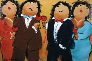 Theo Broeren - Acryl op doek, Obade (Zeer Groot) kopen? Bied vanaf 100!