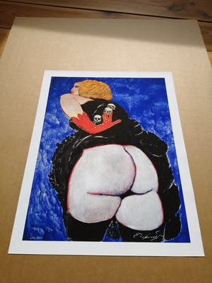 Ernst Fuchs - Handgesigneerde Giclée - Die Kopfsammlerin kopen? Bied vanaf 1!