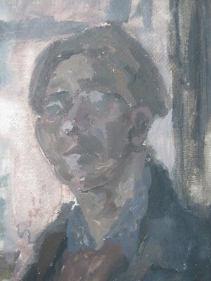 Henk Zomer - Portret van een man bij het raam, zelfportret? kopen? Bied vanaf 1!