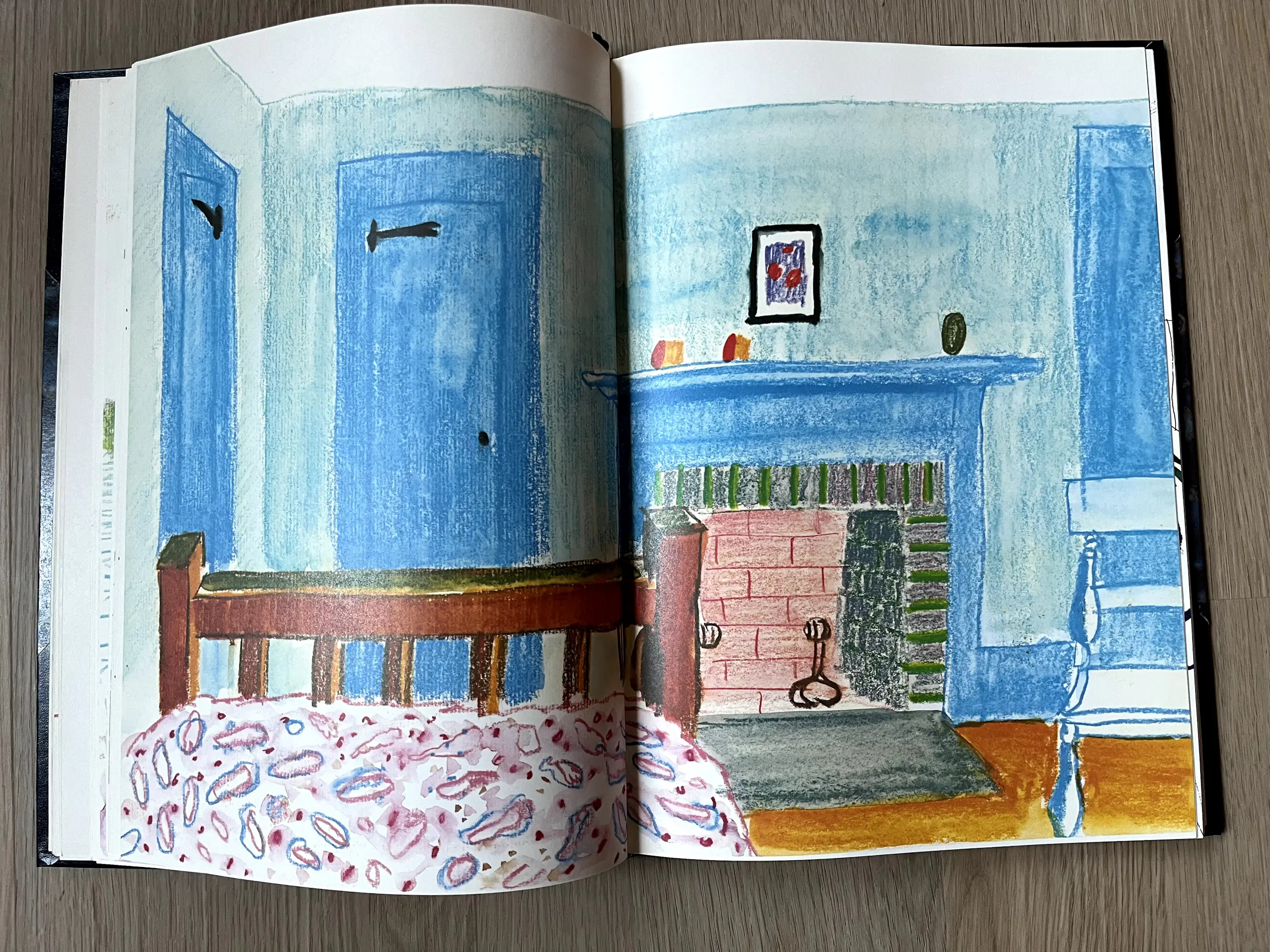 David Hockney - Signiertes Skizzenbuch in Schachtel „Martha's
