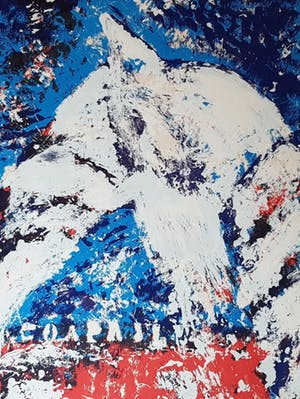 Jan Cremer - litho 41/200, handgesigneerd en 1990 kopen? Bied vanaf 1!