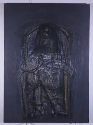 Age Klink - Olieverf op doek, Portret Agnes S. (lezend) kopen? Bied vanaf 100!