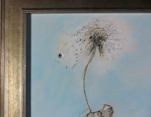 Sophie Mellema - Acryl en inkt op paneel, Tweeluik: Game of Thrones - Ingelijst (Zeer Groot) kopen? Bied vanaf 100!