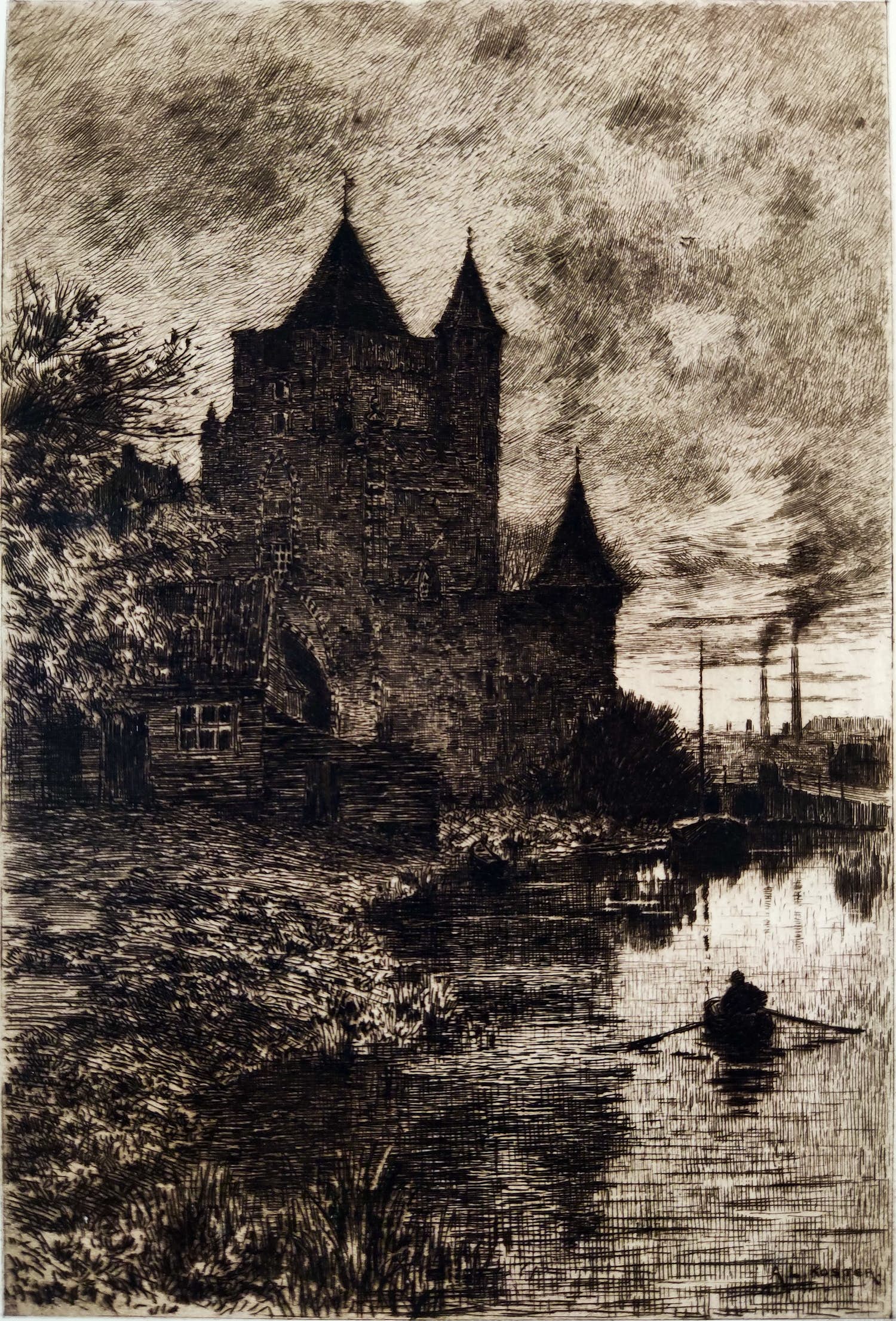 Anton L. Koster - De Amsterdamsche Poort te Haarlem kopen? Bied vanaf 50!