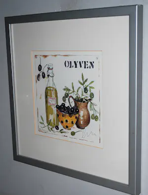 Alie Kruse-Kolk - Olijven - zeefdruk - mooi ingelijst kopen? Bied vanaf 50!