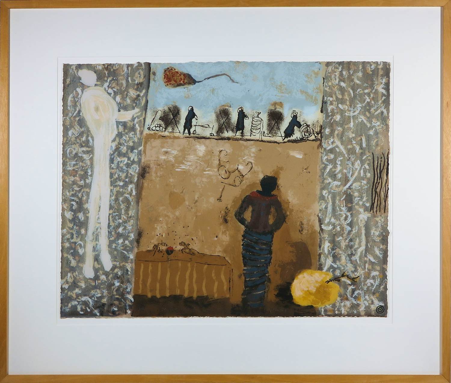 Liesbeth Rahder - Zeefdruk op papier, In the mood for I - Ingelijst kopen? Bied vanaf 35!