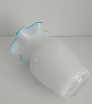 Niet of onleesbaar gesigneerd - Unieke glazen vaas, jaren '70, handgemaakt kopen? Bied vanaf 1!