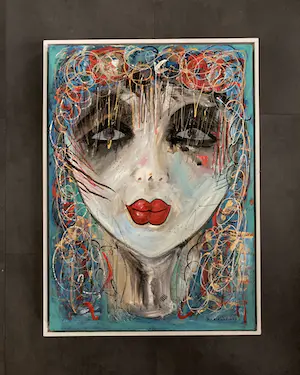 Marianne Bey - Woman in Blue kopen? Bied vanaf 100!