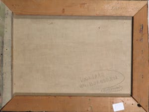 Toon Vostermans - Olieverf op doek, Voorjaar op boerderij kopen? Bied vanaf 1!