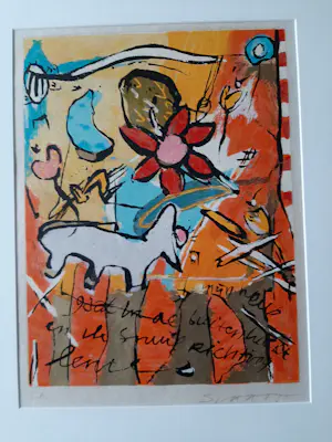 Miriam Slaats - Zeefdruk 'Lente' kopen? Bied vanaf 40!