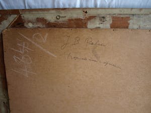 J.B. Palsen - Olieverf op doek , Tropische vissen in aquarium - ingelijst – ca 1960 kopen? Bied vanaf 50!