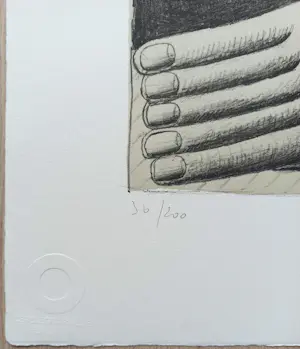 Horst Antes - Figur mit zwei Wunde, litho kopen? Bied vanaf 195!