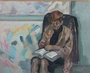 Janus Nuiten - Olieverf op doek, Portret kaufen? Bieten Sie von 10!