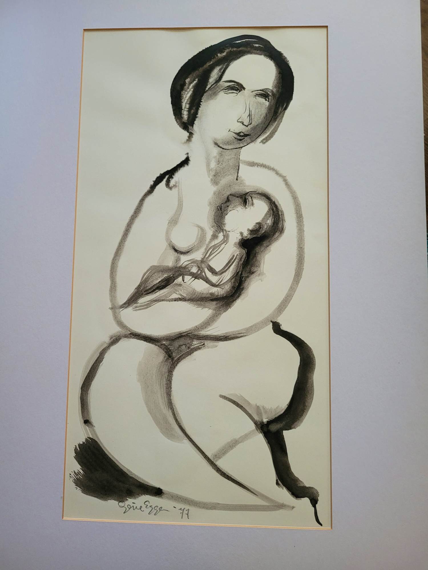 Gene Eggen - Moeder en kind verkocht voor € 175!