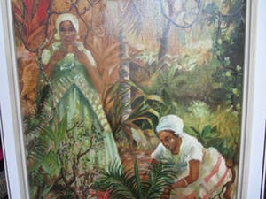 AcheterNiet of onleesbaar gesigneerd - Dames figuren in de jungle? Enchérissez de 1!