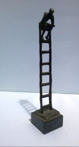 Corry Ammerlaan - Corry Ammerlaan - Sculptuur -De denkende mens kopen? Bied vanaf 70!