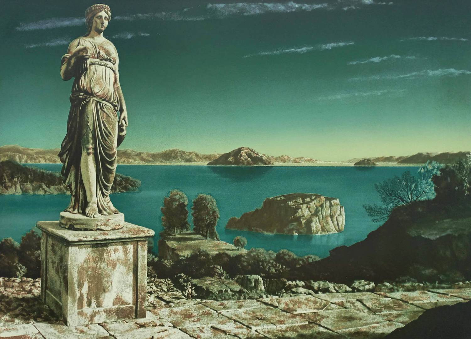 AcheterCarel Willink - Arcadisch landschap, zeefdruk (groot)? Enchérissez de 375!