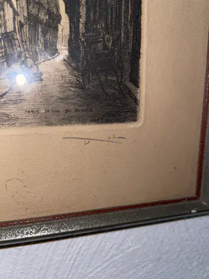 Niet of onleesbaar gesigneerd - PARIS LA RUE DE VENISE - 41G kopen? Bied vanaf 1!