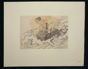 Cho Gessho - Houtsnede op Japans papier, Fukei gasö kopen? Bied vanaf 1!