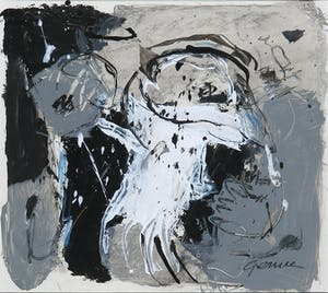 Gerriet Postma - Expressieve gouache met gesigneerde en genummerde monografie in casette kopen? Bied vanaf 500!