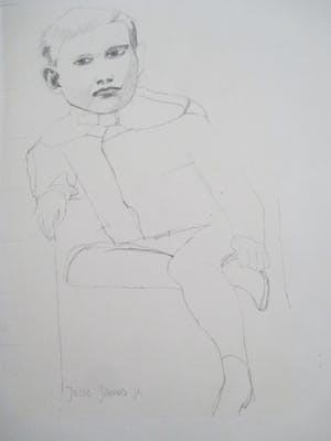 Peter Linde - tekening kopen? Bied vanaf 10!