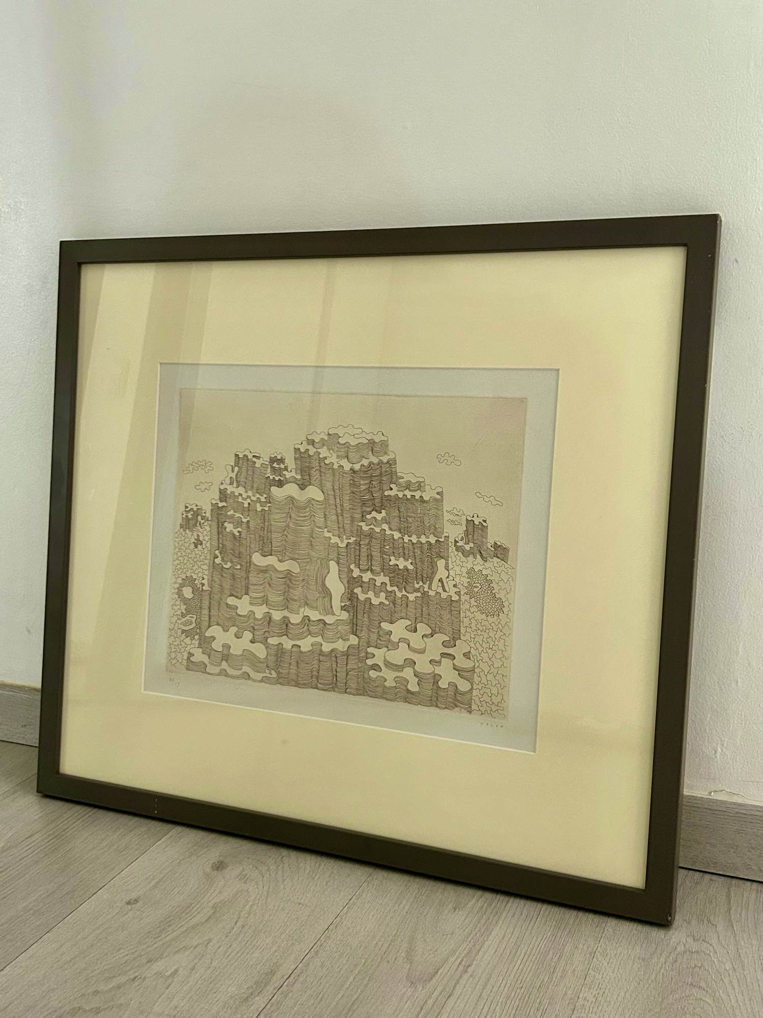 Jean Michel Folon - Puzzle Mountain kopen? Bied vanaf 500!