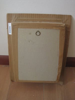 Harm van Ee - Bijzonder geabstraheerd miniatuur object / olieverf(je) "Portret" gesigneerd kopen? Bied vanaf 20!