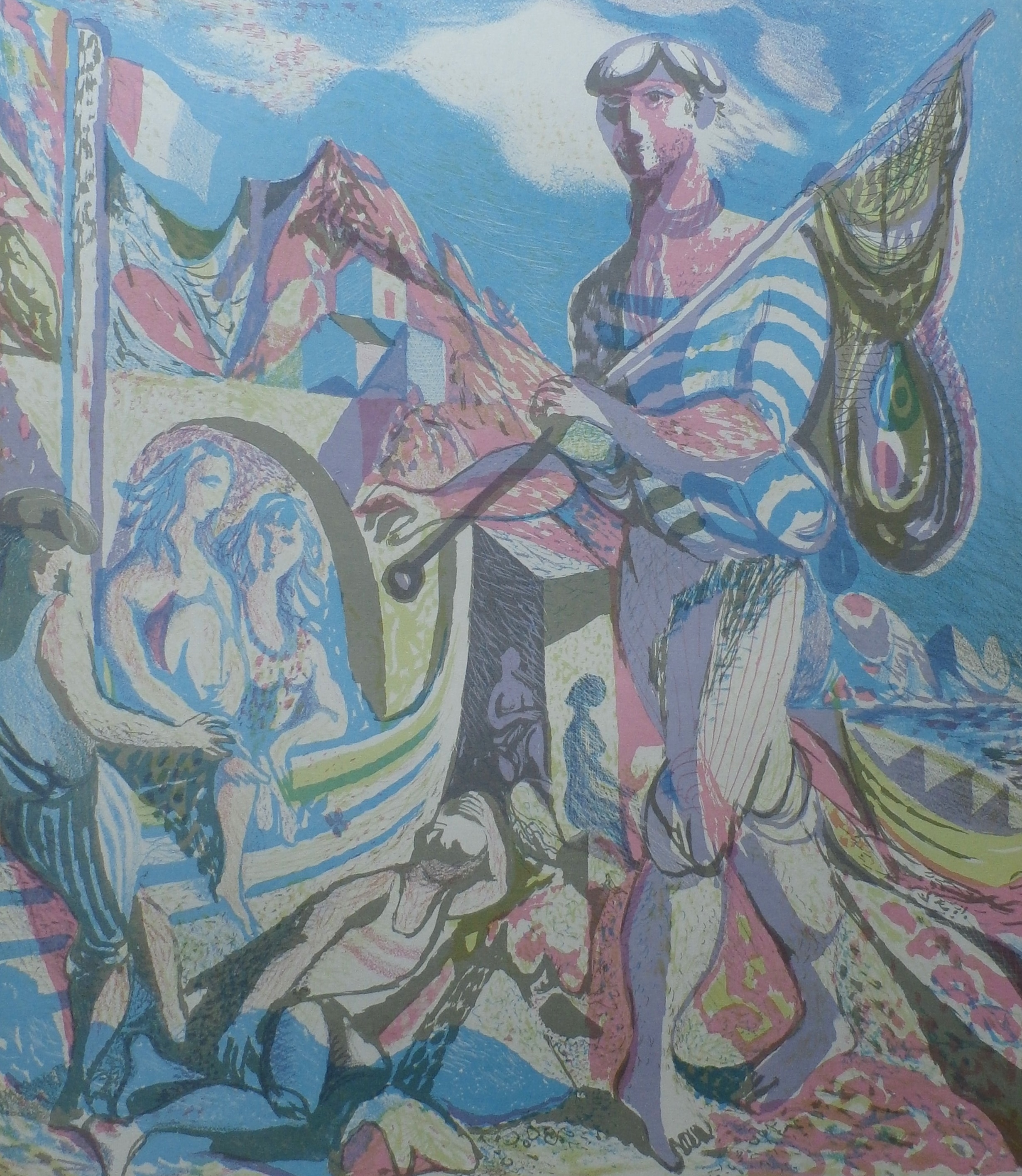 Nicolaas Wijnberg - Zuid-Franse visser - 1947 kopen? Bied vanaf 30!