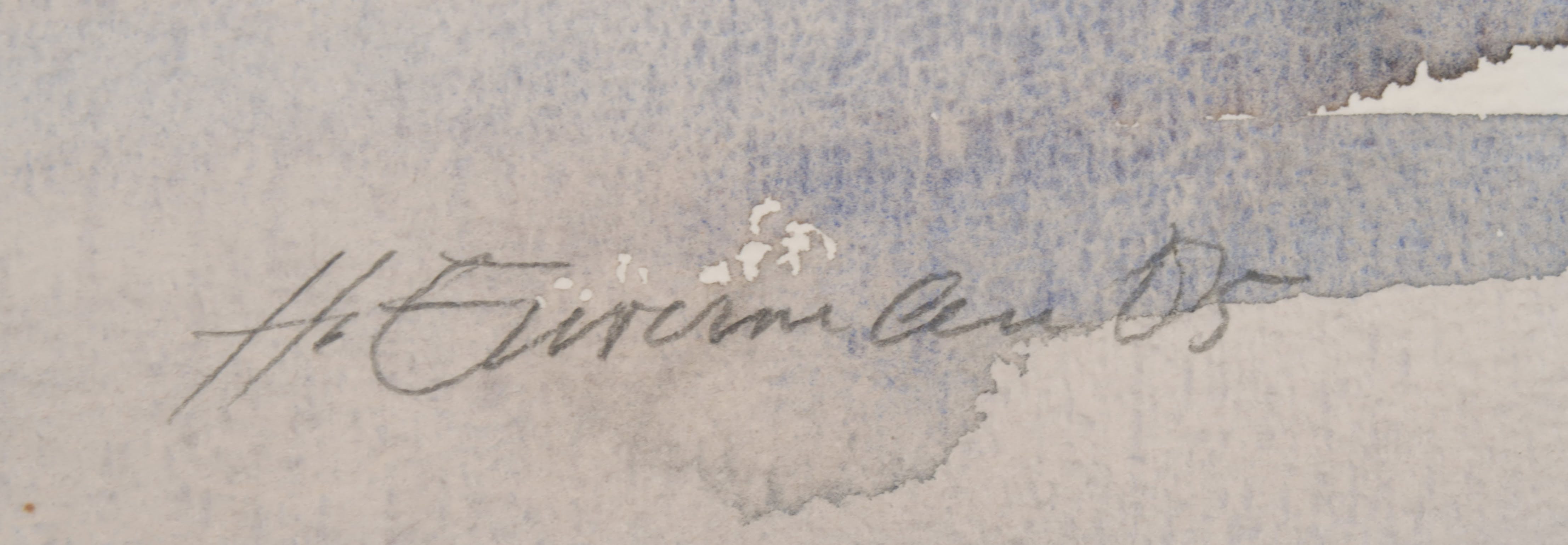 Hen Euverman - Aquarel, Haven  kopen? Bied vanaf 20!