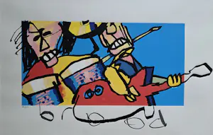 Herman Brood - Free Pop - ingelijst - 150 ex. kopen? Bied vanaf 375!