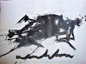 Anton Heyboer - Abstracte compositie verkocht voor € 160!