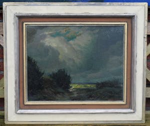 Klaas Pijlman - Olieverf op doek , “Landschap” – ingelijst - 1946 kopen? Bied vanaf 75!