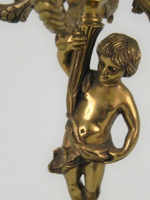 Curiosa - Koperen kaarsenstandaard kan evt. electrisch kopen? Bied vanaf 1!