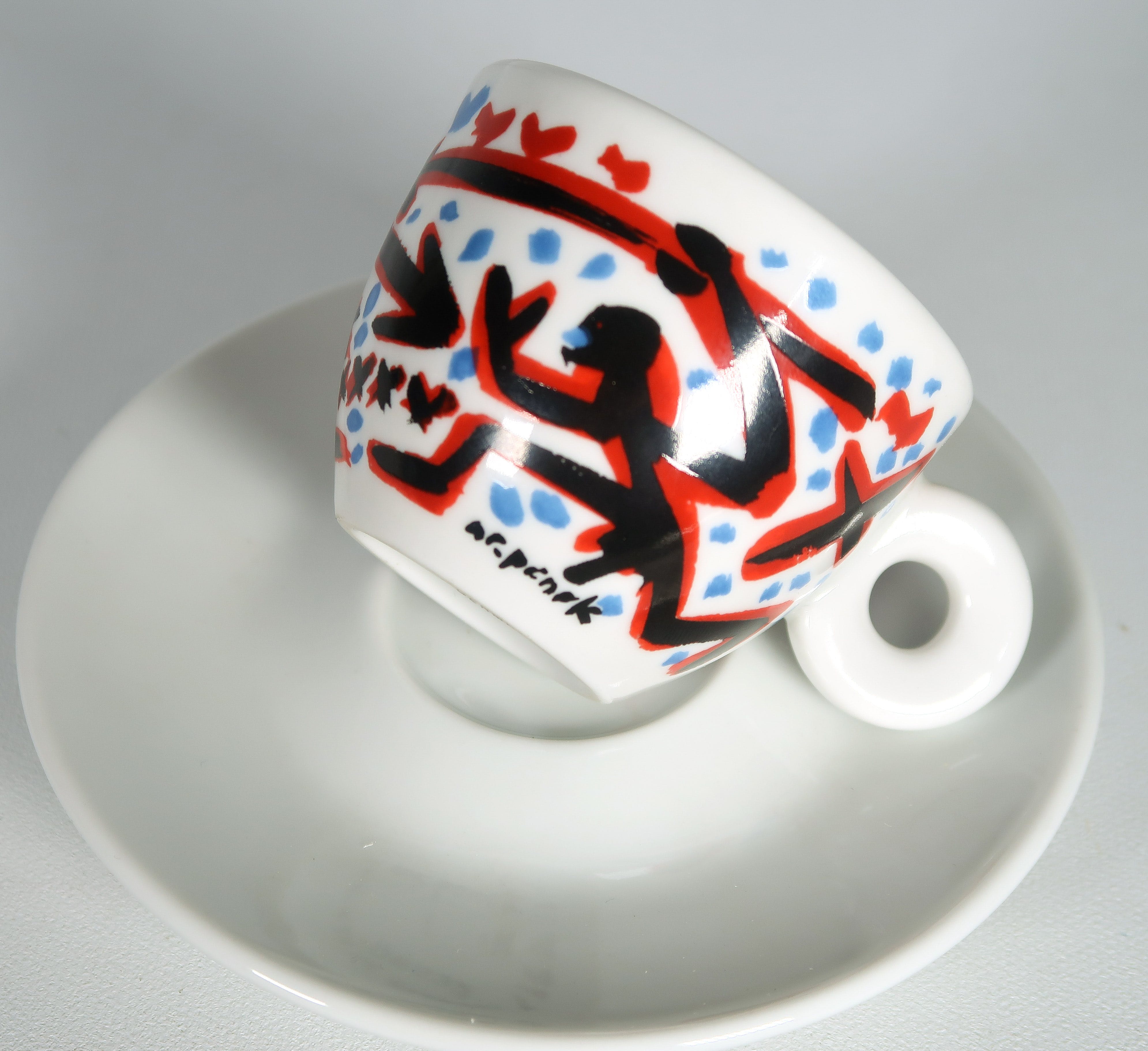 illy Art Collection - A.R. Penck, Espressokopje met schotel kopen? Bied vanaf 1!