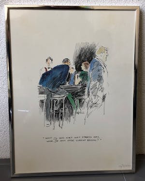 Peter van Straaten - zeefdruk in kleur kopen? Bied vanaf 25!