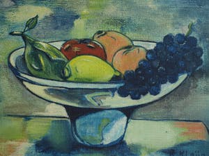 R. Kleijn - Olieverf op doek, Bloemstilleven – gesigneerd en ingelijst – ca 1960? kopen? Bied vanaf 1!