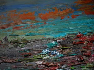 Niet of onleesbaar gesigneerd - Interessant omstreeks 1960 geschilderd Expressionistisch Olieverf kopen? Bied vanaf 10!