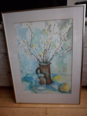 Hetty Giezen-Nieuwenhuys - Aquarel. Stilleven. kopen? Bied vanaf 40!