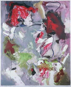 Charlotte Molenkamp - Zeefdruk, Japanse Tuin - Ingelijst kopen? Bied vanaf 100!