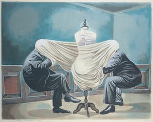 Hans Spiegeler - Zeefdruk, Ultieme ceremonie - Ingelijst (Groot) kopen? Bied vanaf 35!