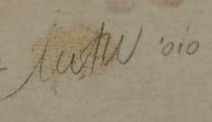 Marjolein Terwindt - Houtsnede, Op de kast, lente - Ingelijst kopen? Bied vanaf 70!