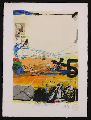 Theo Koster - Serie van 5 zeefdrukken met collage-elementen kaufen? Bieten Sie von 50!