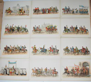 Gerardus Johannes Bos - Maskerade: intocht van Karel V - Map met 27 kleurenlitho's kopen? Bied vanaf 50!