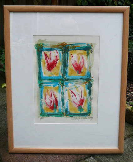 Richard Smeets - Tulpen -litho 1977- kopen? Bied vanaf 1!