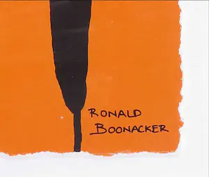 Ronald Boonacker - Zeefdruk, Lago di Garda - Ingelijst kopen? Bied vanaf 50!